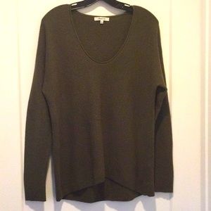 Madewell olive green sweater size M